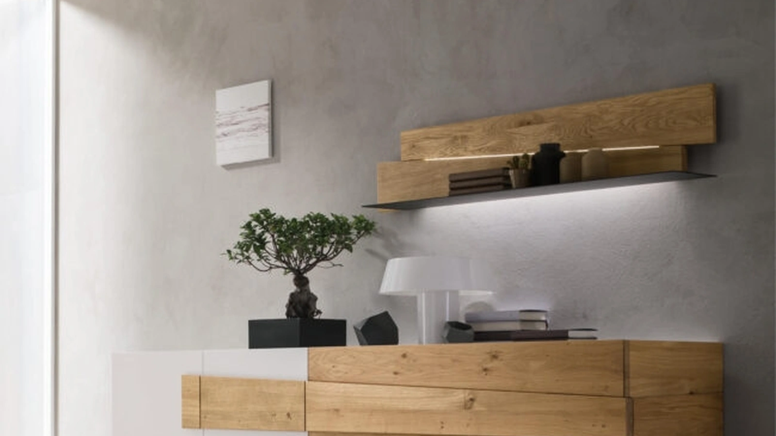 Mensola Scuderia in metallo e legno di Maronese