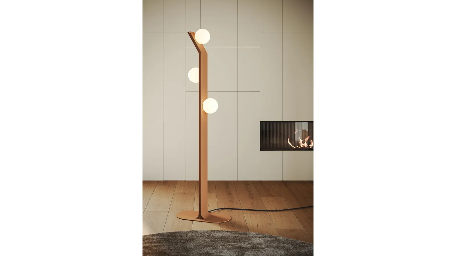 Lampada da terra Brand Floor di Ronda Design