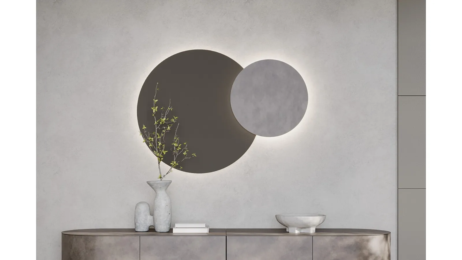 Lampada Eclipse Applique di Ronda Design