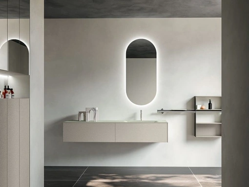 Mobile da Bagno sospeso Cartabianca 01 di Cerasa