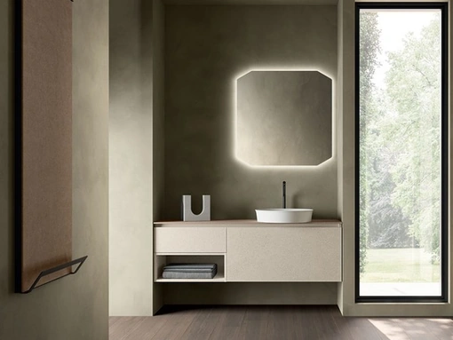 Mobile da Bagno sospeso Segno 02 di Cerasa