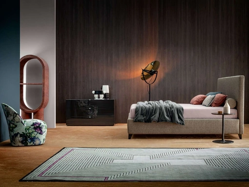 Comò Tetris laccato lucido Nero di Twils