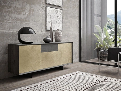 Madia Horizon Zen 974 in laccato spazzolato di Mobilgam