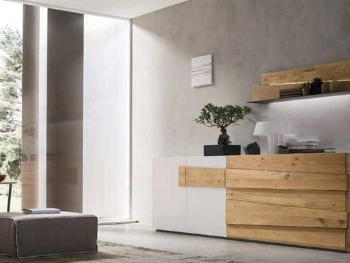 Madia Scuderia 02 in legno e laccato di Maronese