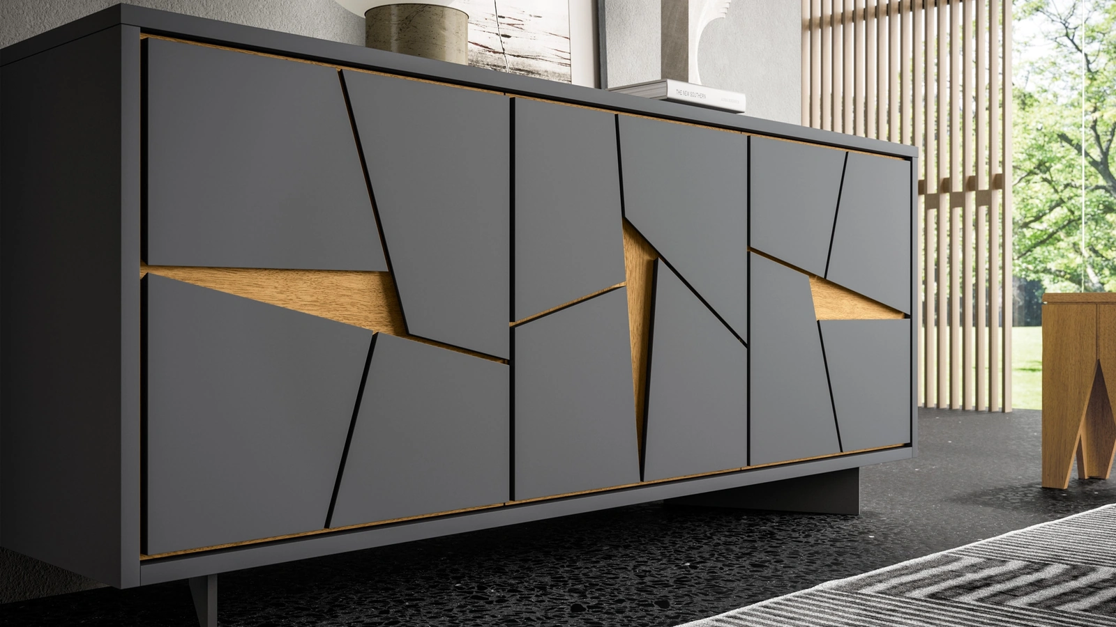 Madia in legno laccato Special di FGF Mobili