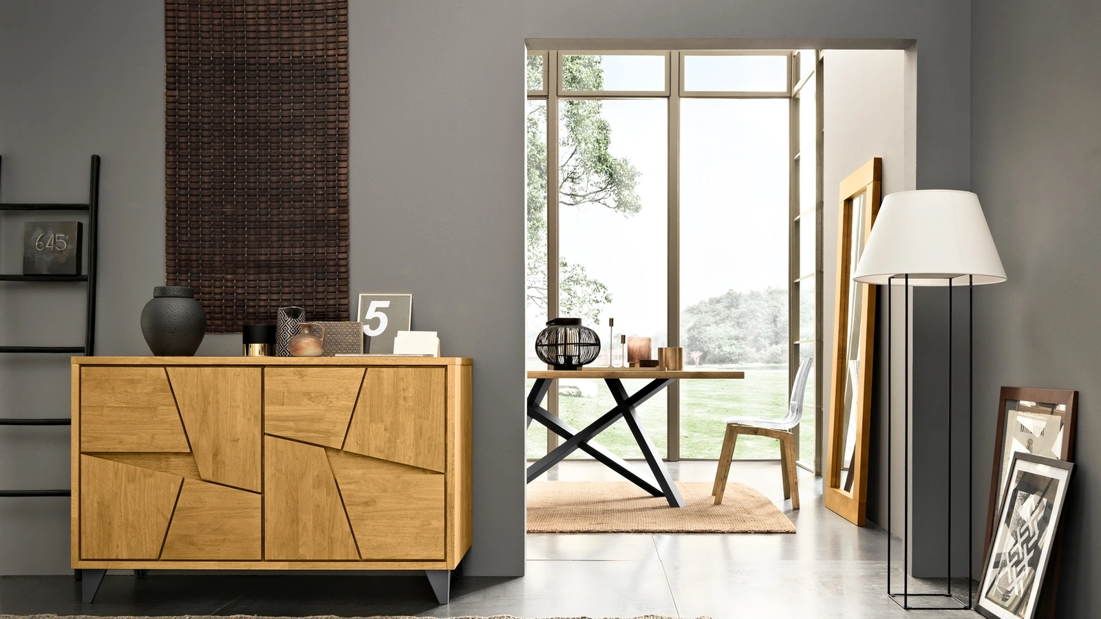 Madia Special Oak a due ante di FGF Mobili