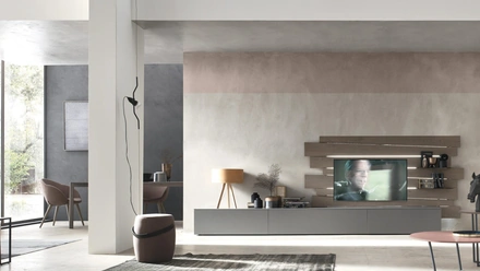 Parete Attrezzata Seta Scuderia Comp SA2223 di Maronese