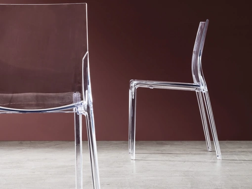 Sedia in policarbonato Ariel di Maronese