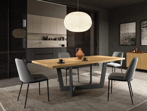 Sedia Nesty2 in velluto con gambe in metallo di FGF Mobili