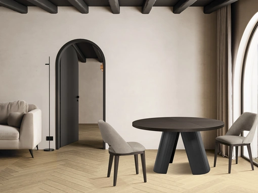 Tavolo rotondo in legno Arcos di FGF Mobili
