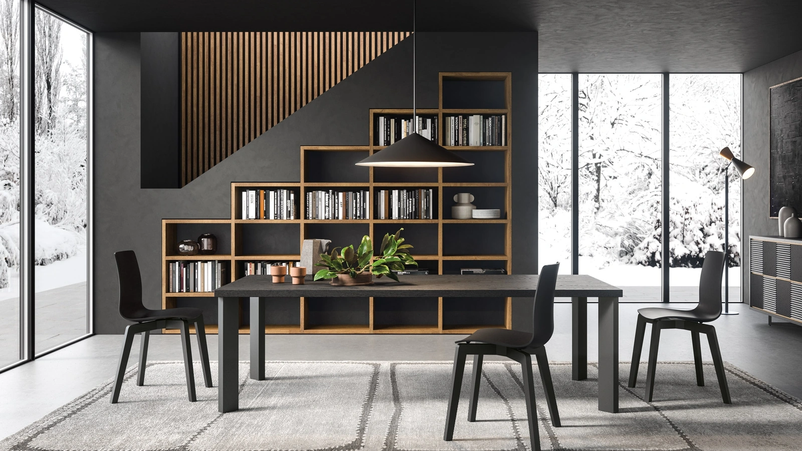 Tavolo Free in legno massello di FGF Mobili