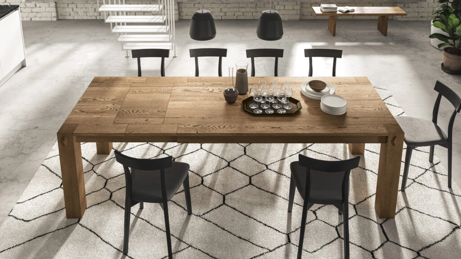 Tavolo New Square di FGF Mobili