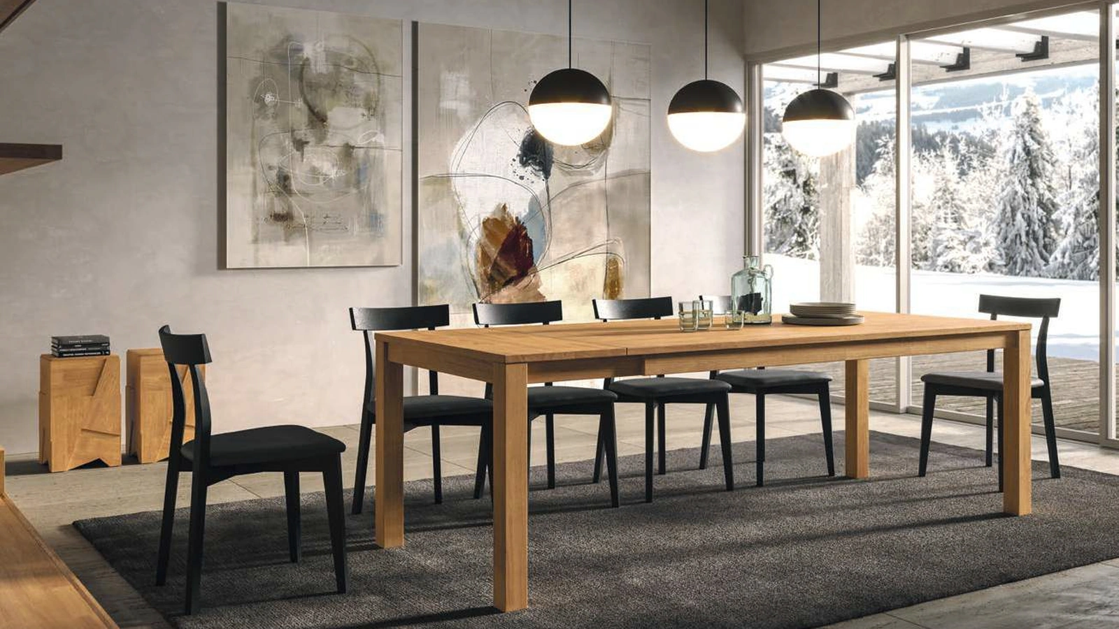 Tavolo estensibile Seven di FGF Mobili