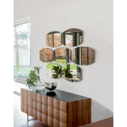 Specchio moderno Skin di Tonin Casa