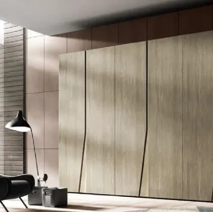Armadio con ante battenti Brezza B353 di Moretti Compact Giorno Notte