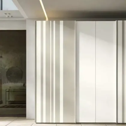 Armadio Libeccio e Levante Strip C253 di Moretti Compact Giorno Notte