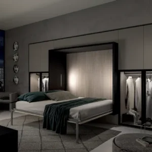 Letto a scomparsa Alcova System Comp 259 di Tumidei