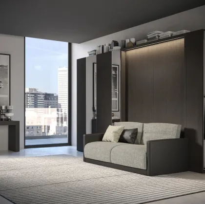 Letto a scomparsa Divano Taylor Comp 01 di Tumidei