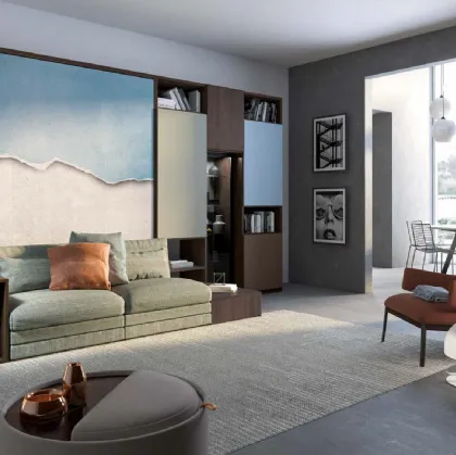 Letto a scomparsa Block System Comp 258 di Tumidei
