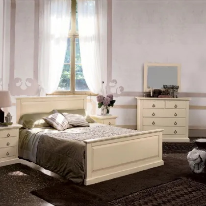 Letto con testiera Amedina di Tonin Casa