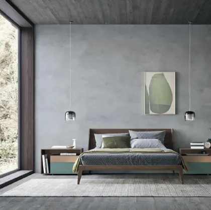 Letto con testiera Mercurio di Mobilgam