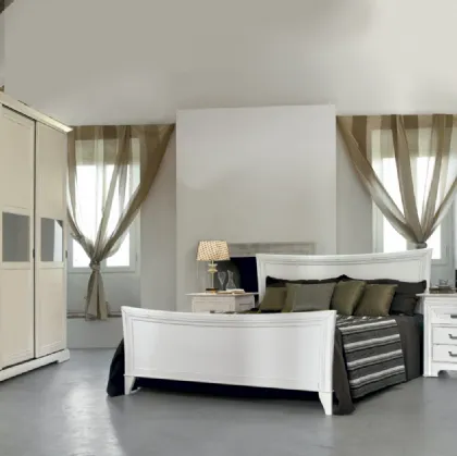 Letto Placido con testiera di Tonin Casa