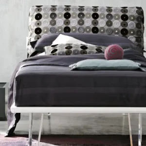 Letto singolo con testiera Piuma di Tomasella