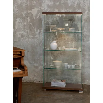 Libreria in vetro Ego Plus di Tonin Casa