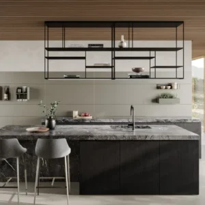 Libreria sospesa Levia Kitchen di Ronda Design