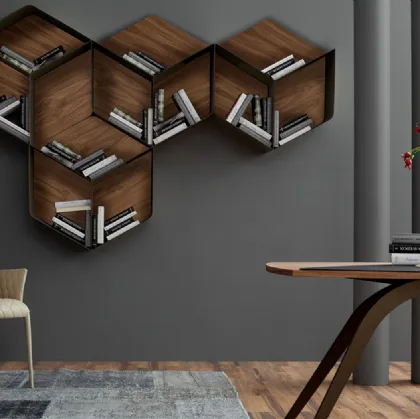 Libreria sospesa di design Pangea di Tonin Casa