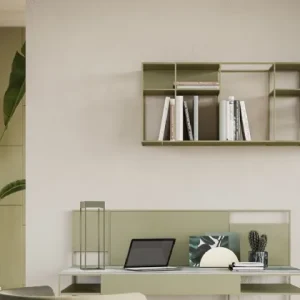 Libreria sospesa Levia Wall di Ronda Design