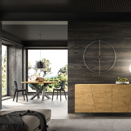 Madia in legno Dsquare di FGF Mobili