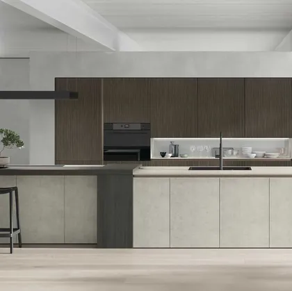 Cucina Moderna con isola Aliant 15 di Stosa