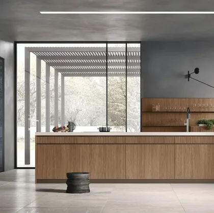 Cucina Moderna con isola Natural 03 di Stosa